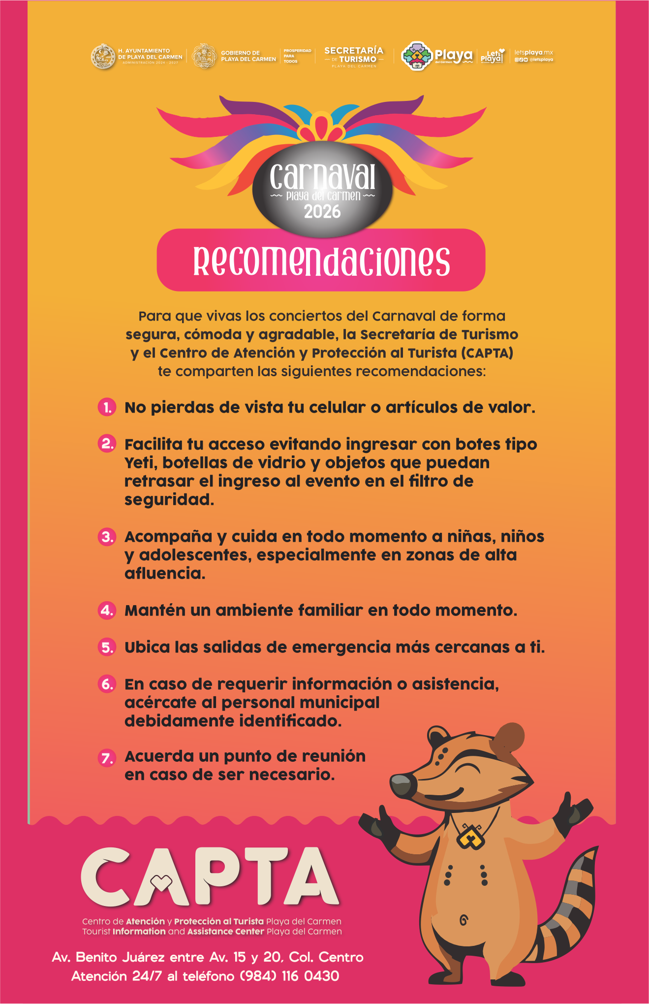 Tips para el Carnaval 2026